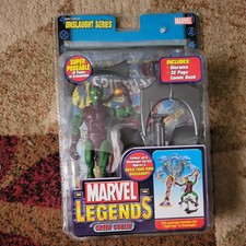 Marvel Legends Onslaught Series Green Goblin Figure with Comic Book 2006 Toy Biz
