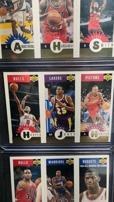 1996-97 Upper Deck ''GOLD'' Steve Smith,Ed Jones,Sprewell,Tim Hardaway + No RC