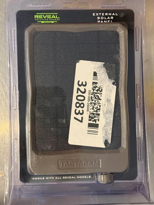 TACTACAM Reveal Solar Panel For Cellular Trail Cameras X 2.0, X, Gen 1, SK, XB