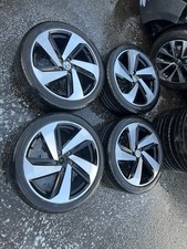 VW GOLF 18” Milton Keynes GTI GTD ALLOY WHEELS Genuine Complete Set 5G0601025CN