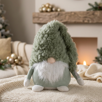 Wichtel Deko Figur Groß Weihnachten Gnom Sitzend 28Cm Weihnachtswichtel GrüN