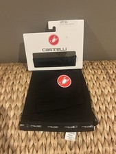 CASTELLI Upf 50+ Light Knee Sleeves Black Unisex Size Large New With Tag