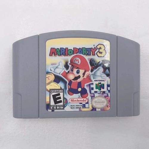 Mario Party 3 - Nintendo 64 (N64) Complete set Vintage cartridge High demand