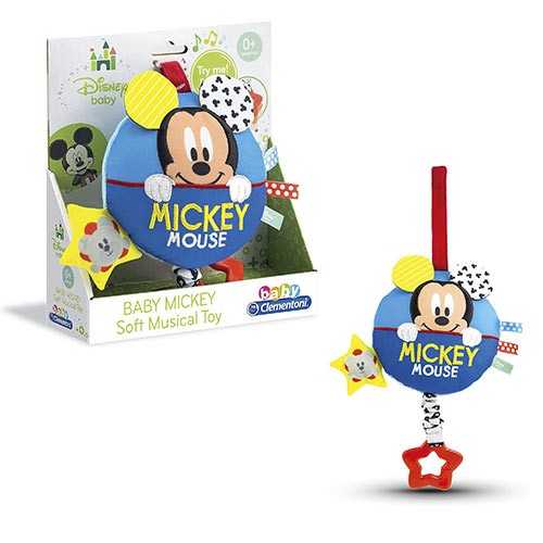 CLEMENTONI Baby Mickey Morbido Carillon 0+ Mesi - Immagine 5