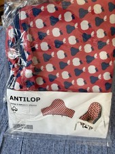IKEA ANTILOP High Chair Cushion with Zippered Cover, Baby Seat Pad Support