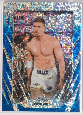 2026 Topps Chrome Wwe Grayson Waller Blue Mini Dimonds /150