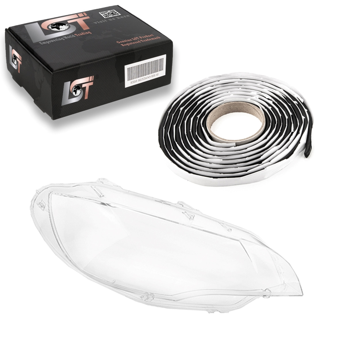 Headlight Glass Diffuser Right Xenon LED For BMW X6 E71 E72 2007-2014