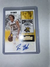 2016-17 Panini Contenders College Ticket Autograph Ron Baker #139 Wichita State