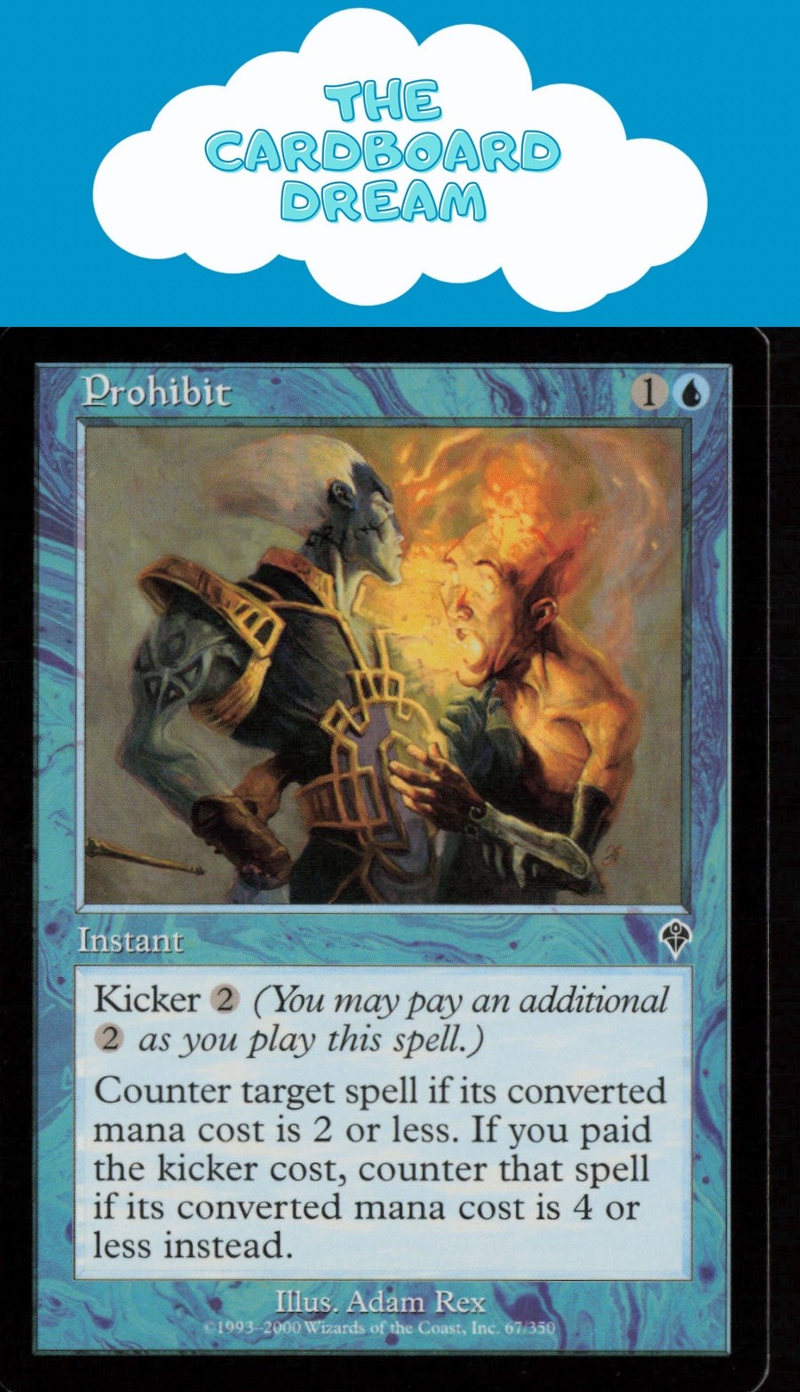 Prohibit Invasion #67 Common Magic The Gathering Card