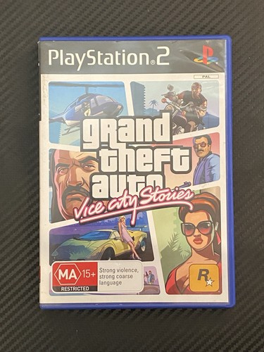 Grand Theft Auto Vice City Stories PAL PS2 Playstation 2 Game Complete w/Manual