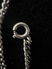 Vintage Sterling Silver Curb Chain Necklace — photo 3