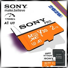 SONY Extreme Micro SD Memory Card Full Speed U3 V30 4K for Phone Computer Camera