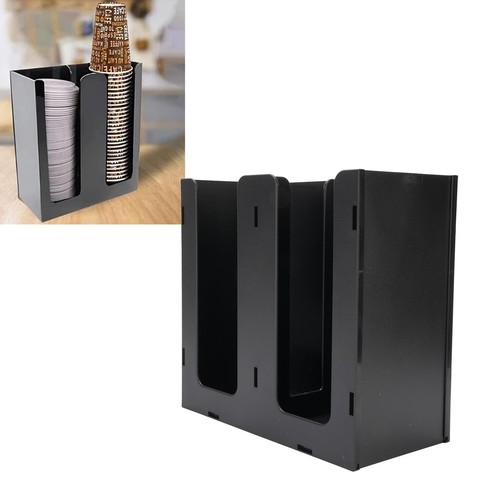 HG Pappbecher Spender Acryl Kaffeetasse Aufbewahrung Organizer Halter mit 2 - Bild 3 von 22