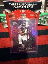2023 Leaf Trinity Steel Pink Roschon Johnson #S70 RC Rookie Card /25 Bears