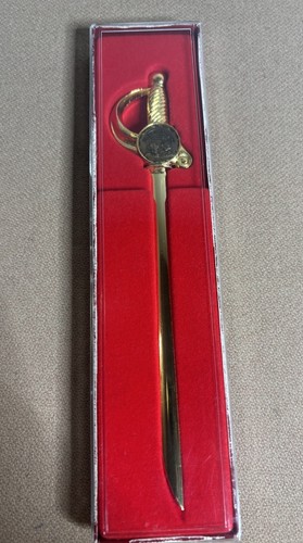 Solid Metal Letter Opener Antietam Battlefield Civil War Vintage 6 3/4 In Long