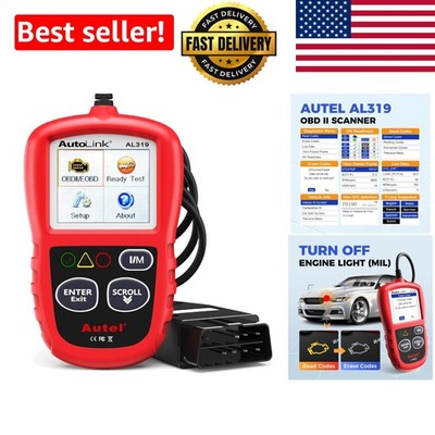 Professional AL319 OBDII Code Reader for Enhanced Engine Diagnostics & Live Data