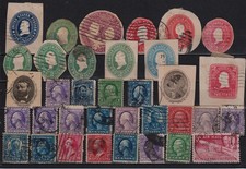 lot de vieux timbres des Etats unis