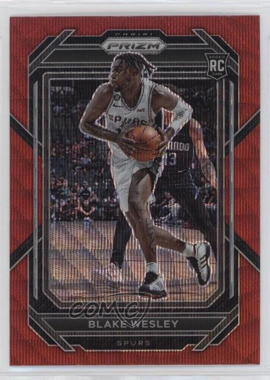 2022-23 Panini Prizm Ruby Wave Prizm Blake Wesley #264 1o2
