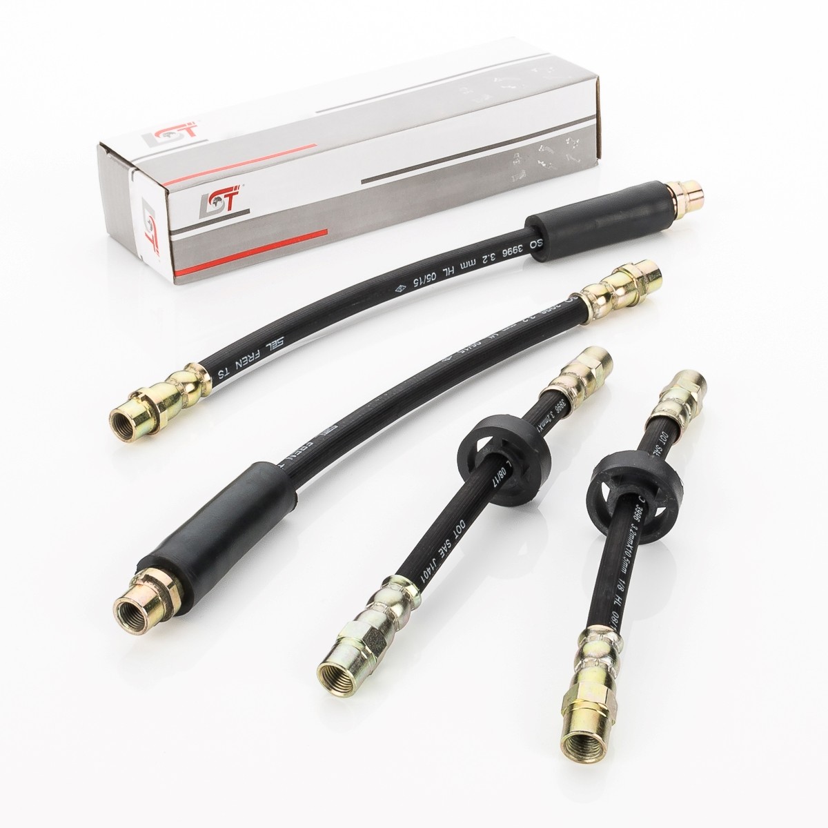 4x Brake Hose Brake Line Front Rear for AUDI 100 C4 AVANT