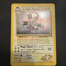 Pokémon TCG Lt. Surge's Magneton Gym Heroes 8/132 Holo Unlimited Rare on eBay