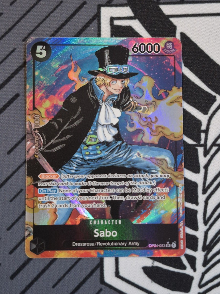 sabo様 One Piece TCG - #OP04-083 Sabo (Alternate Art) Kingdoms of