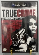 True Crime: Streets of LA Nintendo GameCube w/ Case & Manual 2003 Used