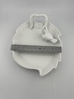 Vintage Paris Royal White Porcelain Leaf Shaped Trinket Dish w/ Bird  7” x 6” — photo 7
