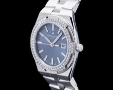 Vacheron Constantin 1205V/100A-B590 Ladies Overseas Quartz SS Blue Dial 2024 3