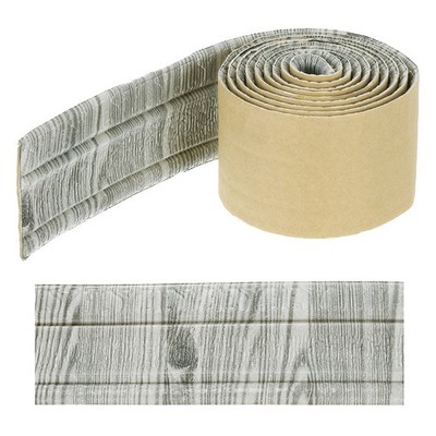 3D Wandkante selbstklebend 226x8 cm, grau für Peel Stick Molding Trim