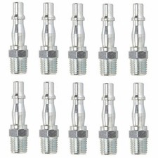 10 Pieces BSP 1/4" MALE PCL Connectors AIR LINE Fittings Couplings Compressor