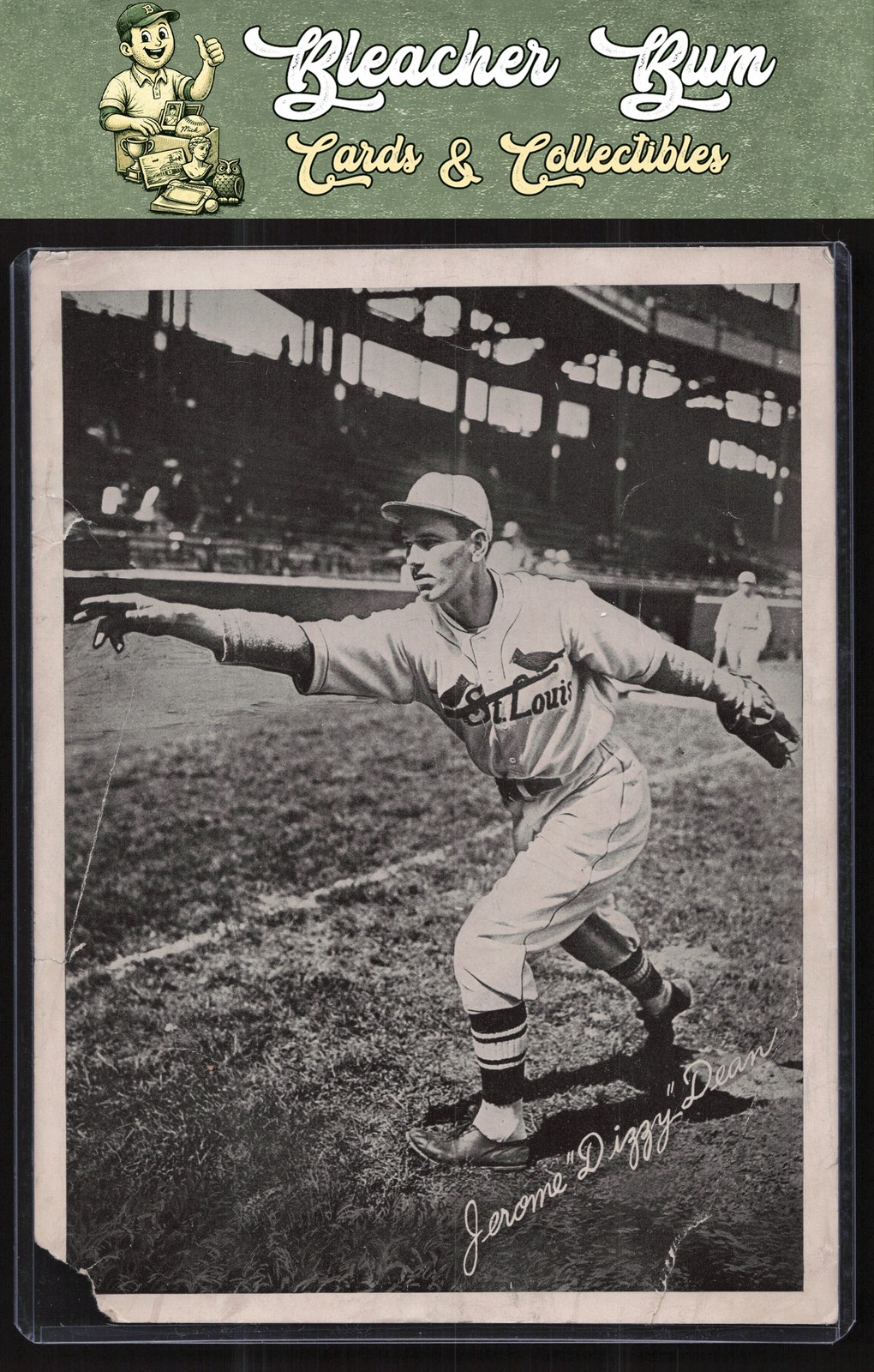 1935 National Chicle Glossy Premiums (R311-1) NNO Dizzy Dean