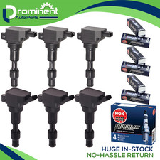 6x Ignition Coil 6 Ngk Spark Plug For Kia Genesis Sedona V6 3.3l Uf844 Uf863 6x Ignition Coil 6 Ngk Spark Plug For Kia Genesis Sedona V6 3.3l Uf844 Uf863
