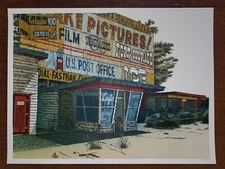 Untitled "Fort Courage" Screen Print Poster Signed Artist Proof 24"x18" Landland