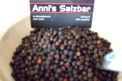 ab 30,98  /kg | Tiger - Pfeffer ''schwarzer Malabar'' aus Indien von Annis-Salzbar