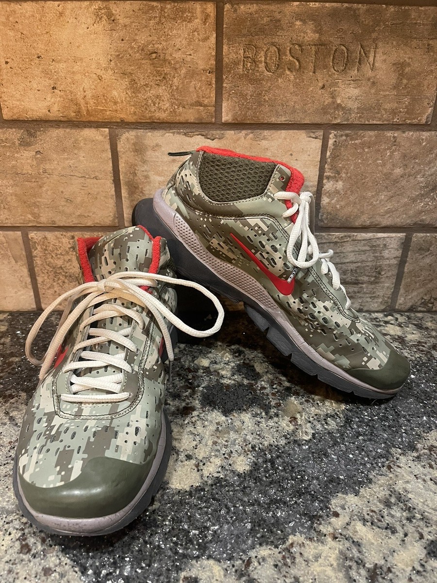 Rare Nike SFB Free Run Boot Combat Sport Digital Army Military Camo Womens