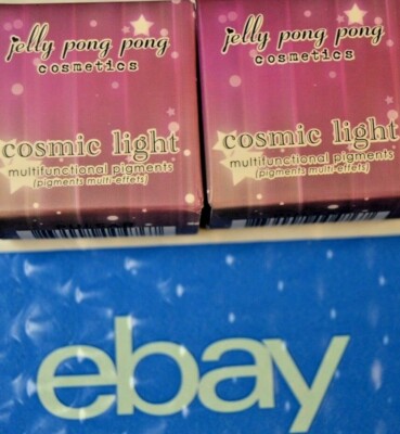 3x Jelly Pong Pong Cosmic Light In Pulsar 2.3g Face Body Hair Lot of 3