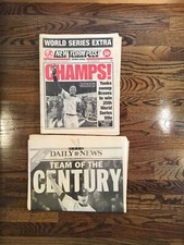 NY Daily News New York Post October 28 1999 World Series Yankees
