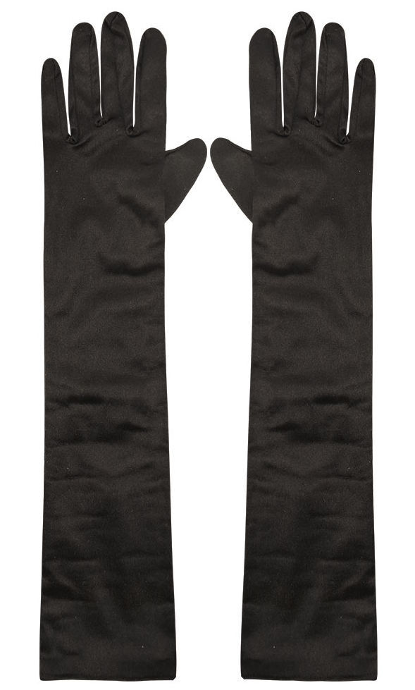 chinese dress ladies Amazon.com: 4E's Novelty Black Satin Gloves main image 1