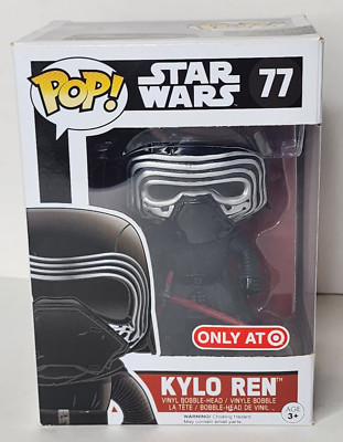 Kylo-Ren STAR WARS FUNKO POP Target Exclusive MIB NEW #77
