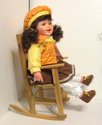 21" Doll Original Clothes No Markings Brown Eyes Hair EUC - Picture 4 of 8