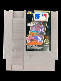 Vintage Nintendo NES Major League Baseball LJN Video Game Cartridge