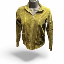 Y2K Juicy Couture green zip up jacket hoodie Kids size 12