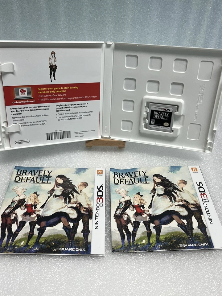 Bravely Default (Nintendo 3DS) Authentic Complete w/ Manual CIB Tested - Image 2 of 4
