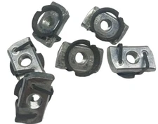 (QTY: 6) B-LINE 228 Steel Zinc-Plated Channel Twirl Nut 