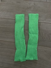 SHEIN Neon Green Leg Warmers