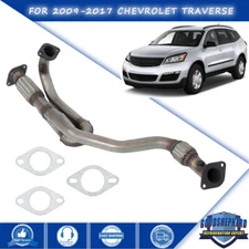 Exhaust Flex Y-Pipe Direct Fit For Chevrolet Traverse 3.6L 2009 2010 2011-2017