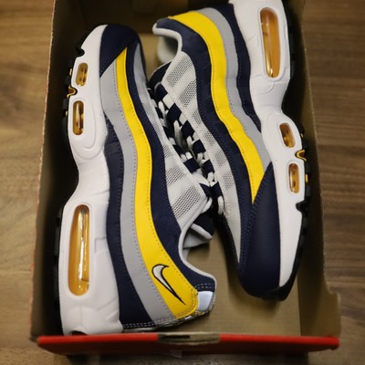 air max 95 midnight navy university gold