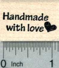 Handmade with Love Rubber Stamp A30614 WM