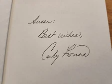Carly Fiorina SIGNED Tough Choices CEO Hewlett-Packard 2006 First Edition COA