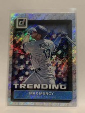 #T-12 Max Muney Trending Diamond Los Angeles Dodgers 2022 Donruss Baseball Card 